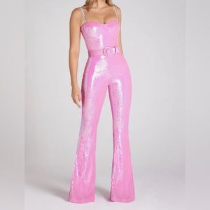 Barbie Pink Sequin Jumpsuit